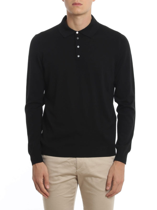 The Best Shops DRUMOHR: Turtlenecks & Polo necks - Worsted wool polo